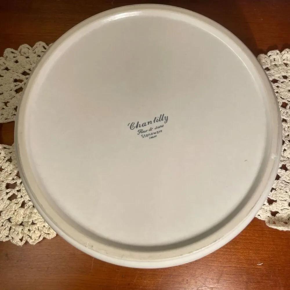 Chantilly Fleur de Lune Hearthside Stoneware Baking Dish